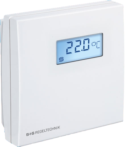 Sonda di temperatura ambiente IP30 con uscita 4-20mA/0-10V