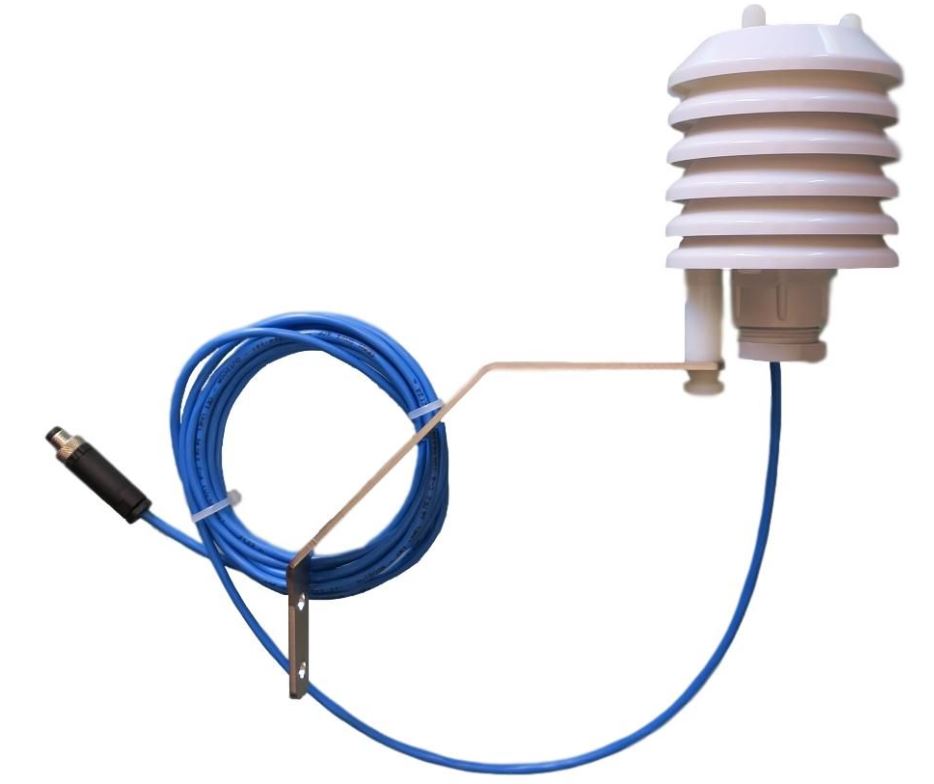 Sonda di temperatura Pt100 con protezione meteorologica