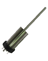 Sonda PT100 liscia con connettore DIN - cod. CTRDIN