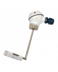 Sonda PT100 a contatto per tubazioni con testa di connessione tipo MA (miniatura) cod. MAV