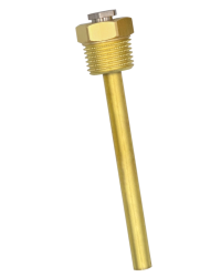 Pozzetto in ottone pulito con vite di pressione, Ø interno 5,2 mm - cod. THE-MS-G