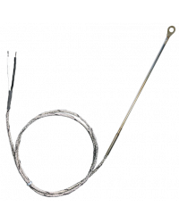 Sonda termocoppia rivestita deformabile e anello di fissaggio - cod. TC
