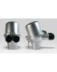 Testa di connessione tipo BUSH con 2 pressacavi in lega d'alluminio