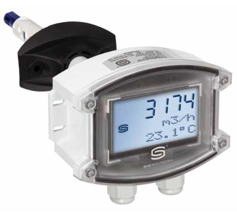 Flussimetro per canale d'aria (portata) - cod. KLGFVT