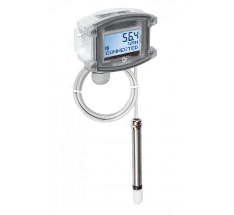 Sonda di umidità e temperatura ambiente a pendolo ±2,0% con uscita wModbus - cod. RPFTF-WMODBUS