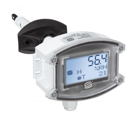 Sonda di umidità e temperatura per canali d’aria IP65 uscita 4-20mA/0-10V - cod. KFTF-45