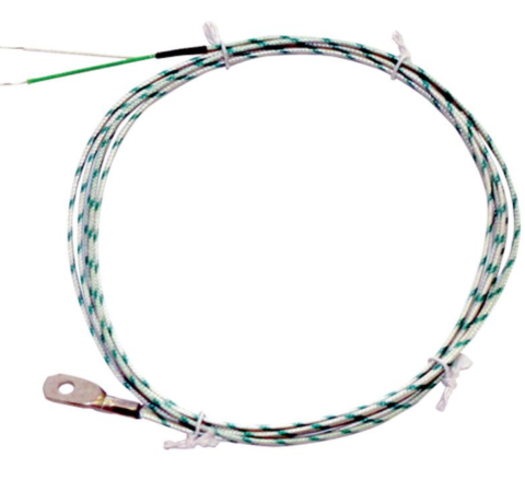 Sonda termocoppia a contatto con occhiello con cavo fibra di vetro - cod. SOVV