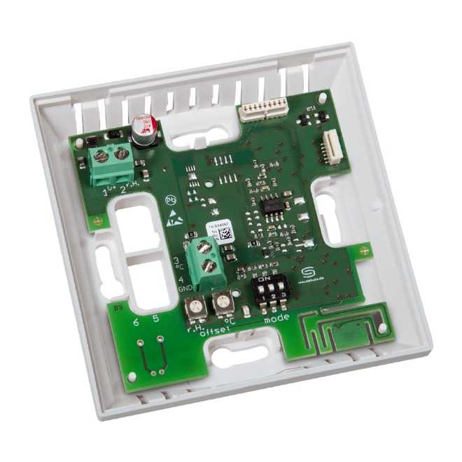 S+S Regeltechnik Sensore di umidità e temperatura, RFTF-SD, 0 – 10 V/4 – 20 mA – 0 – 50 °C – 0 – 100% RH – Tecnologia di controllo S+S (0 – 10 V